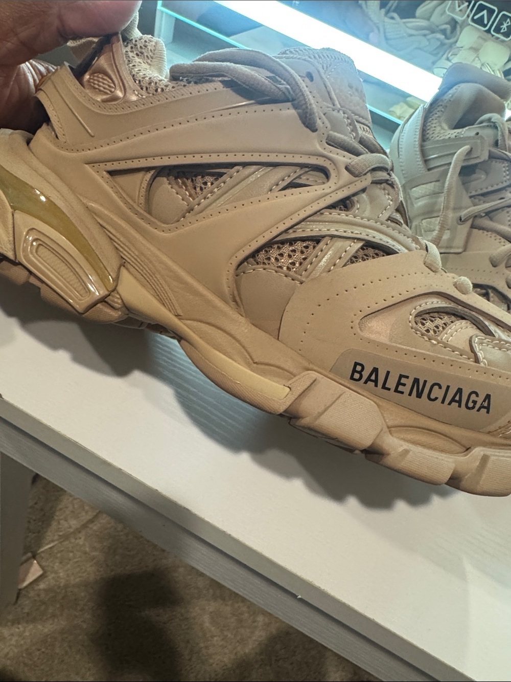 Balenciaga Chunky Beige/Tan Track Sneakers